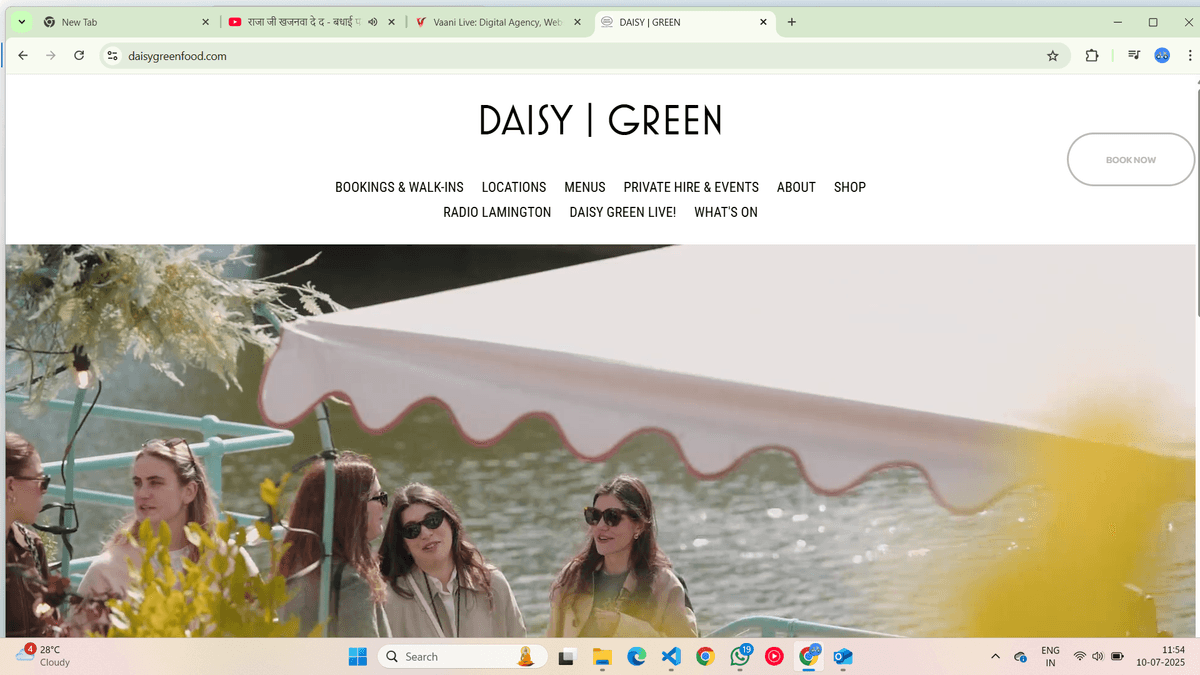 Restaurant Chain Website - Gallery 1