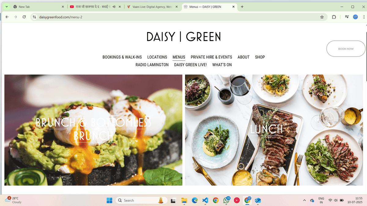 Restaurant Chain Website - Gallery 3