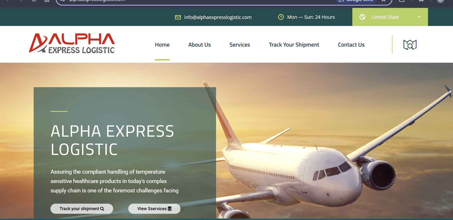 Logistics Company Website